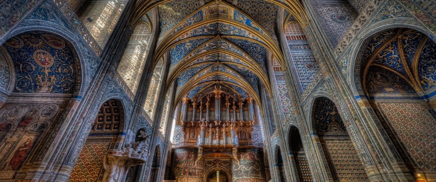 Cathédrale nef vue d'ensemble