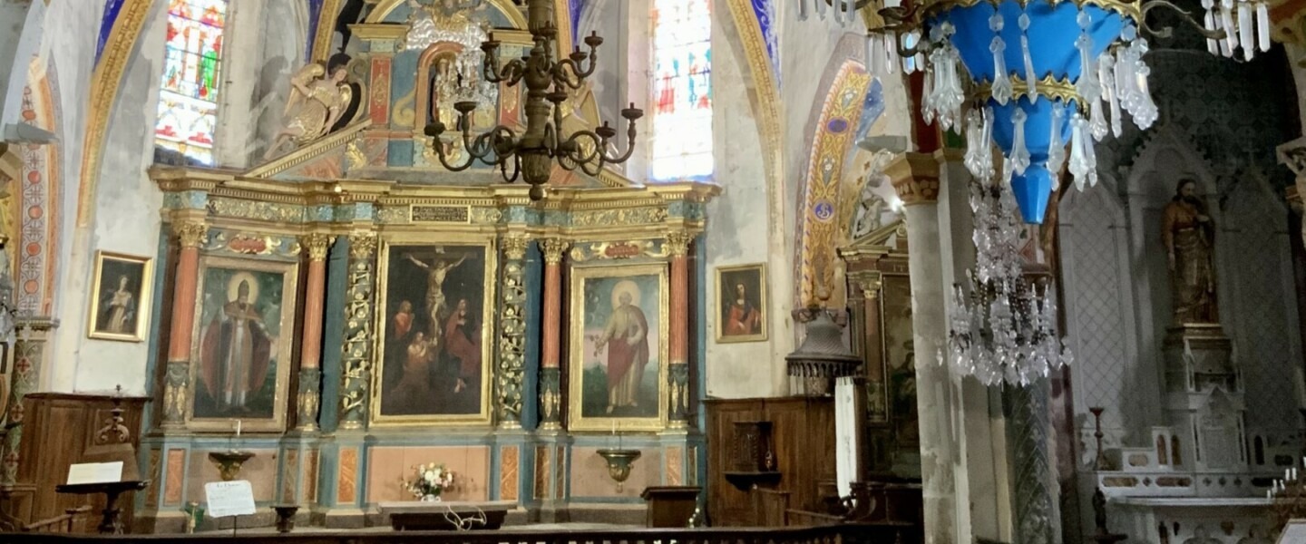 Puycelsi église intérieur