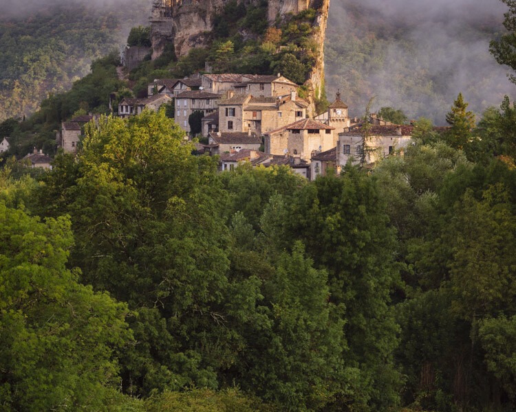 Tarn, Penne, vallée de l'Aveyron, village et château médiéva